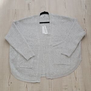 Workshop Republic Clothing Light Gray Cardigan